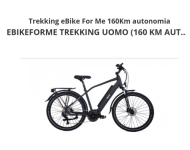 Trekking eBike For Me 160km autonomia - EBIKEFORME TREKKING UOMO 